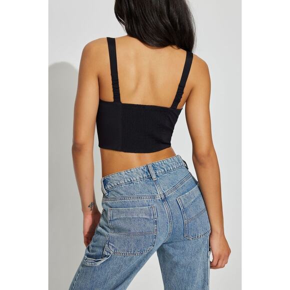 Garage G-Edition Lia Lace Trim Bustier Top - Picture 2 of 8